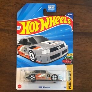 Mattel Hot Wheels Audi 90 Quattro - Gray and Orange